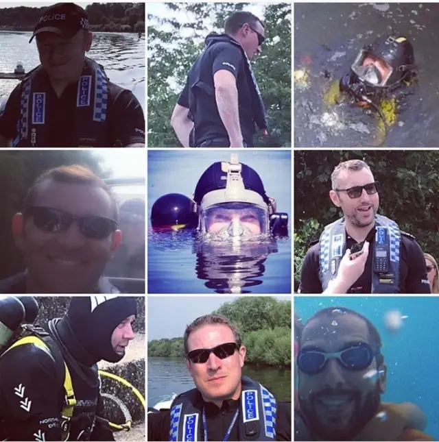 police divers