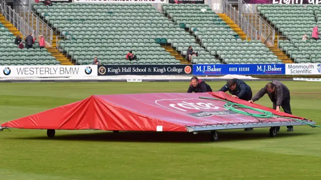 Groundstaff at Taunton