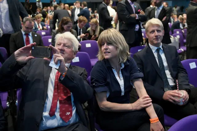 Stanley, Rachel and Jo Johnson