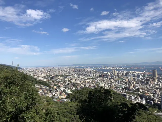 View over Kobe