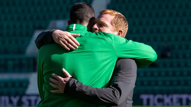 Ofir Marciano and Neil Lennon