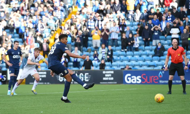 Osman Sow rolled a tame penalty kick straight at Ross Laidlaw in the second half