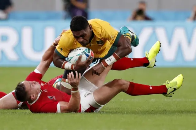 Adams tackles Naisarani