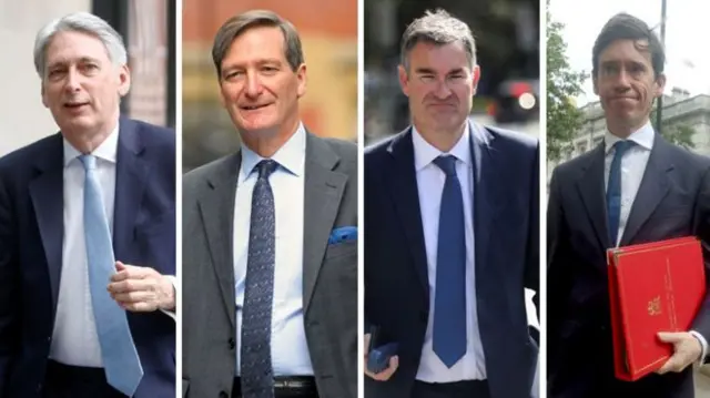 Philip Hammond, Dominic Grieve, David Gauke and Rory Stewart