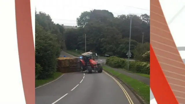 Kingsbridge tractor crash