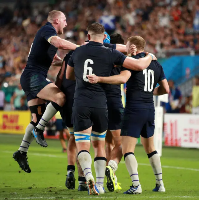 Scotland celebrate