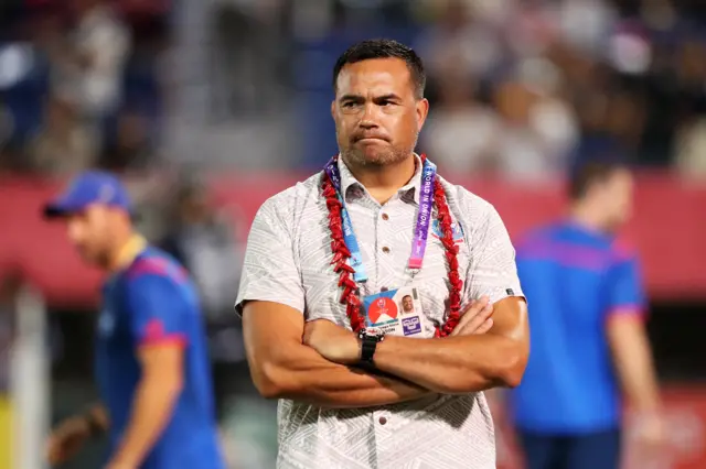 Samoa head coach Steve Jackson