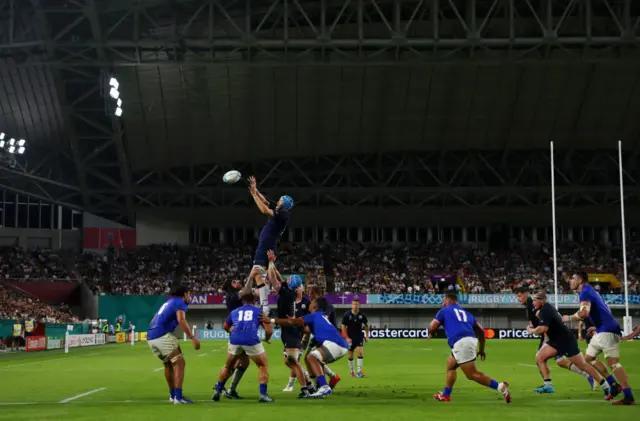 Scotland line-out