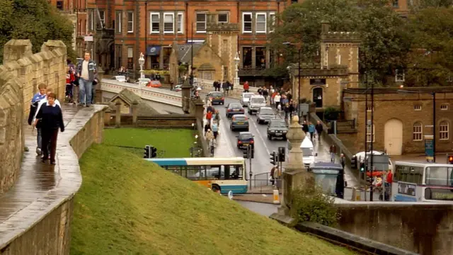 A general shot of York