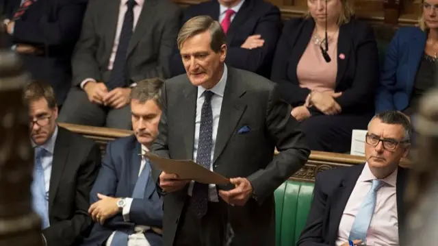 Dominic Grieve speaks addresses MPs