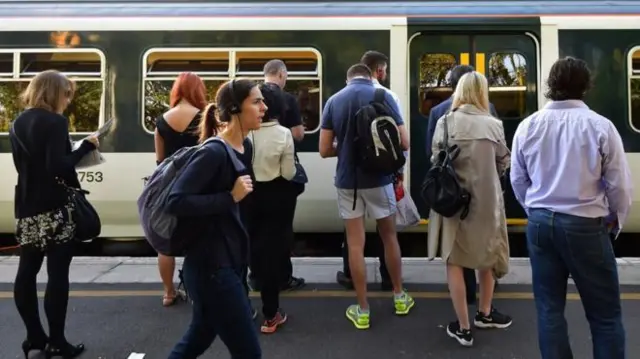 Rail passengers