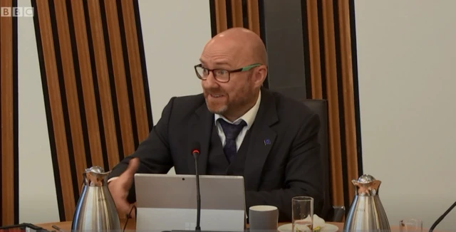 Scottish Green Party co-leader Patrick Harvie