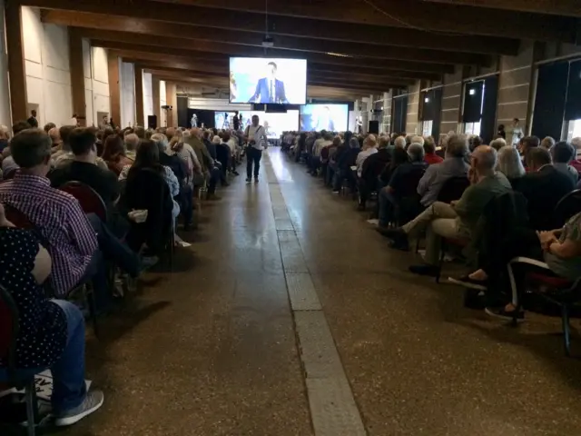 The rally at Lincolnshire Showground