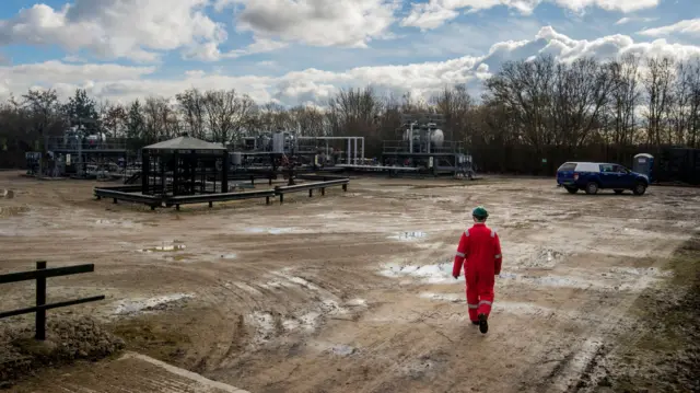 A fracking site at Kirby Misperton