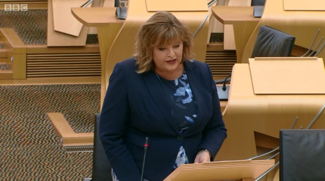 Culture Secretary Fiona Hyslop