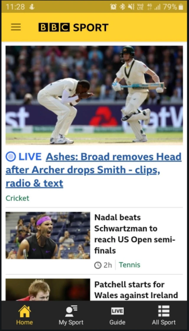 BBC Sport app