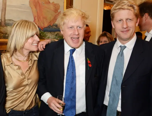 Rachel, Boris and Jo Johnson