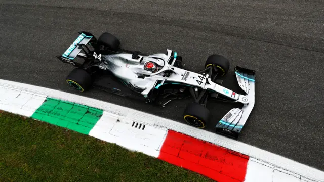 Lewis Hamilton in practice