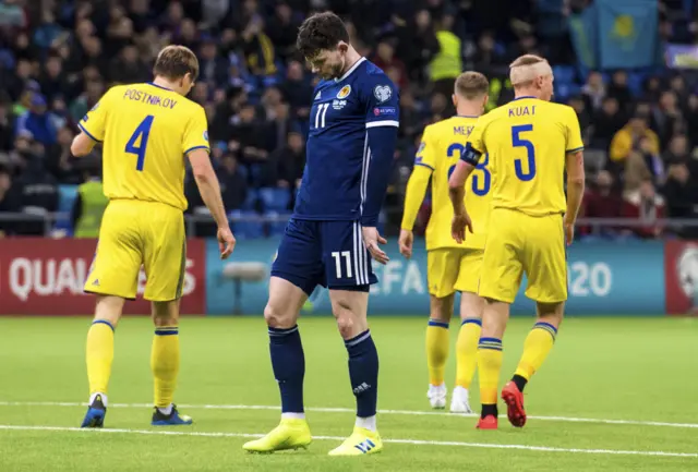 Scotland opened the campaign with a shock 3-0 defeat at the Astana Arena