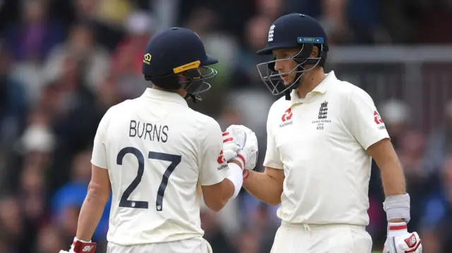 Joe Root and Rory Burns