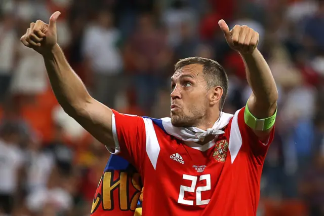 Russia captain Artem Dzyuba