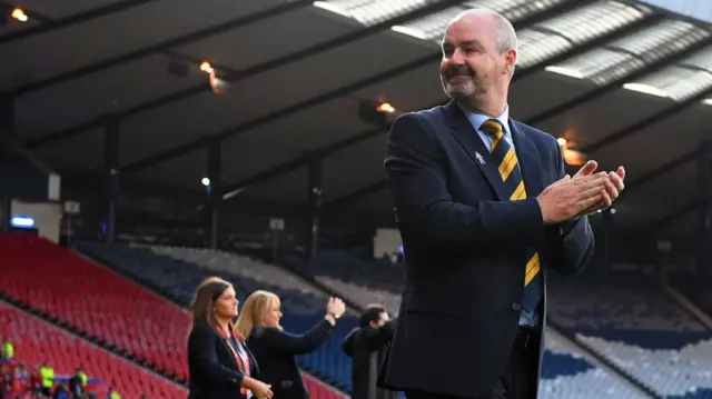 Steve Clarke at Hampden