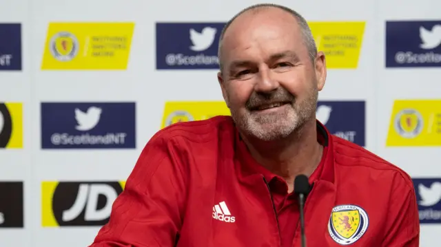 Scotland head coach Steve Clarke