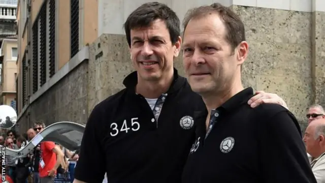 Toto wolff and aldo costa