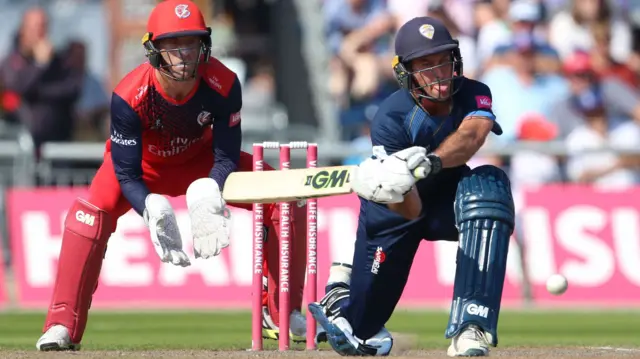 Lancashire v Derbyshire in this year's Blast