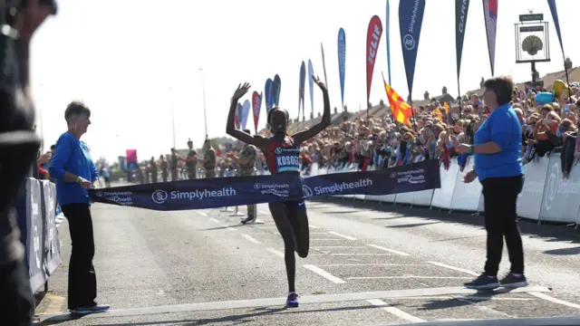 Brigid Kosgei wins Great North Run