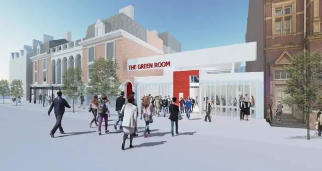 Artist impression of plans