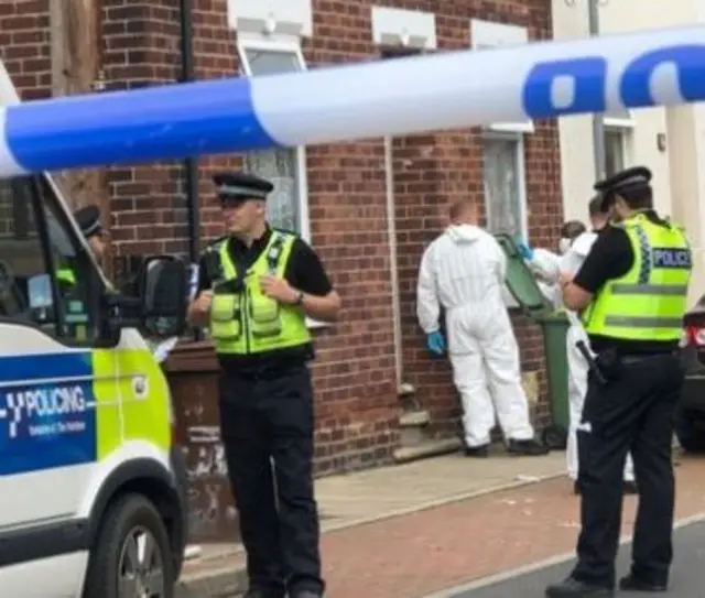 Police on Brighton Street