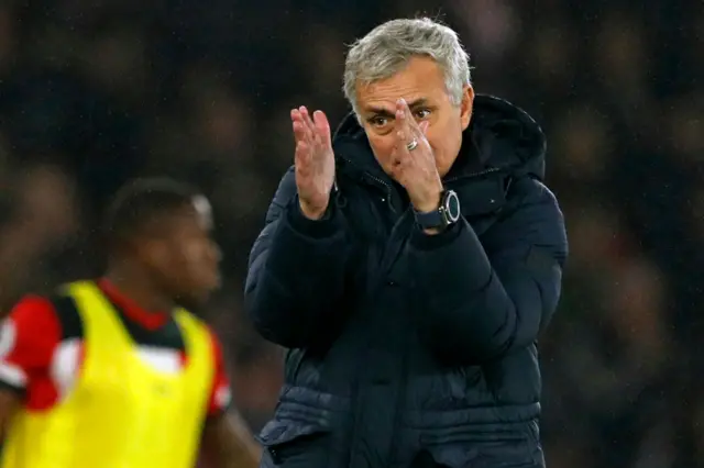 Tottenham manager Jose Mourinho