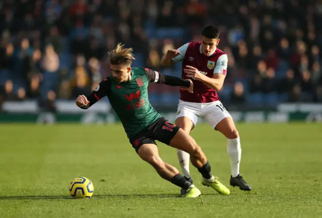 Aston Villa midfielder Jack Grealish