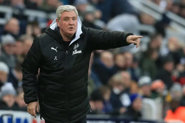 Newcastle manager Steve Bruce