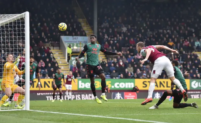 Burnley striker Chris Wood