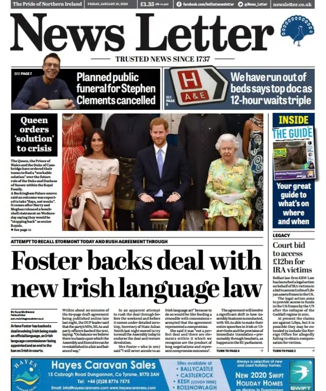 News Letter front page