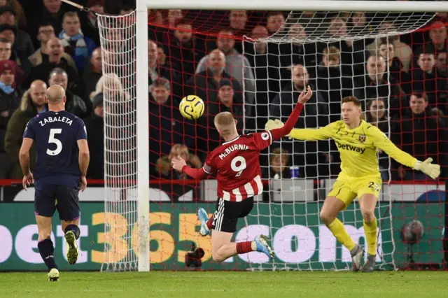 Sheffield United's Oli McBurnie