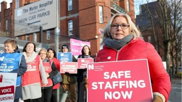 Nurses on strike