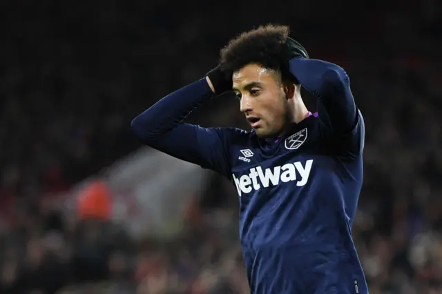 West Ham's Felipe Anderson