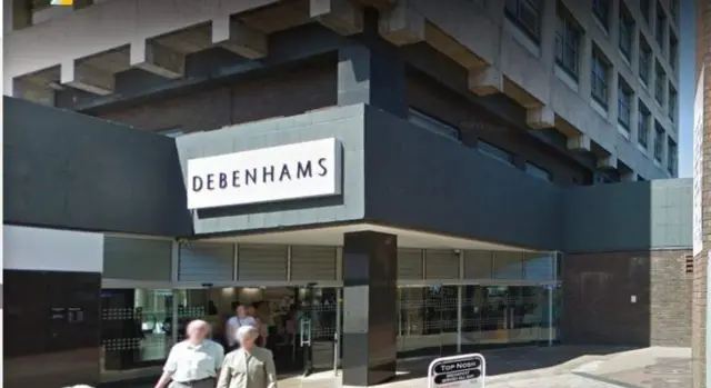 Debenhams store