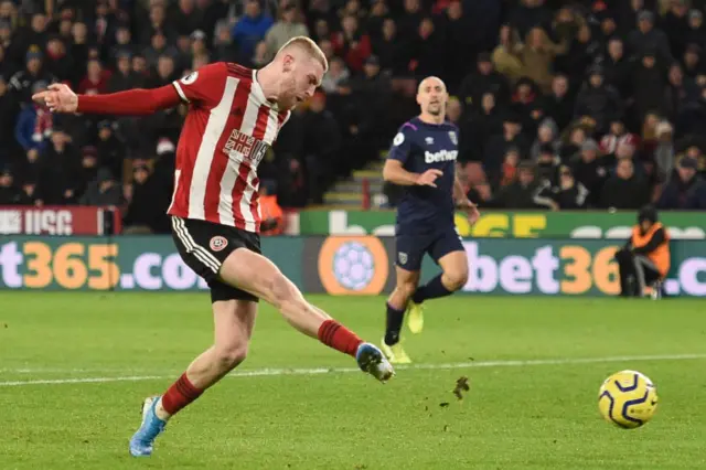 Sheffield United's Oli McBurnie