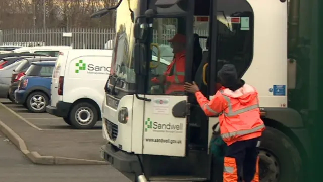 Sandwell bin workers