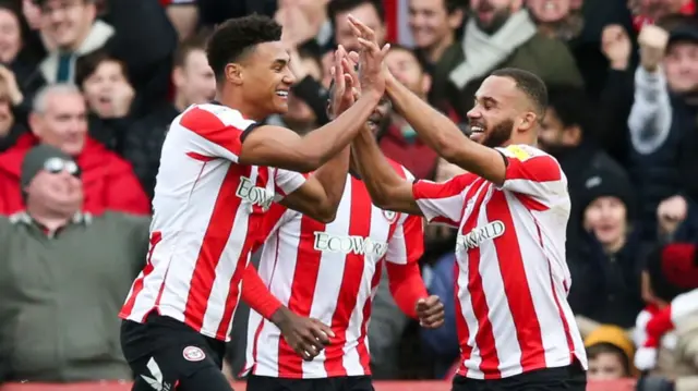 Ollie Watkins goal celebration