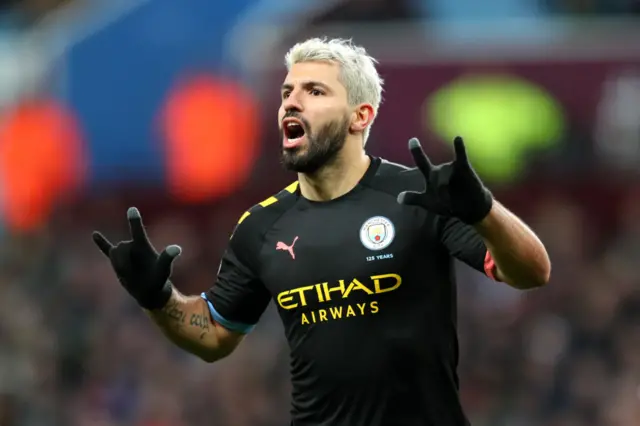Man City's Sergio Aguero