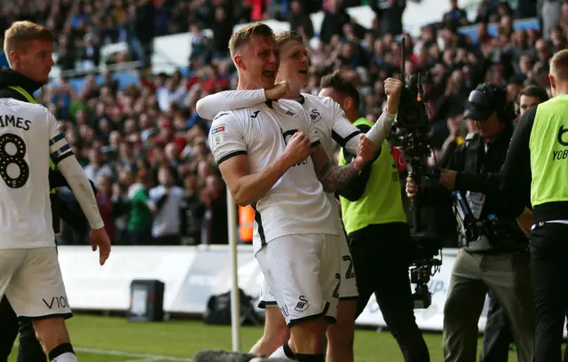 Ben Wilmot celebrates his winner