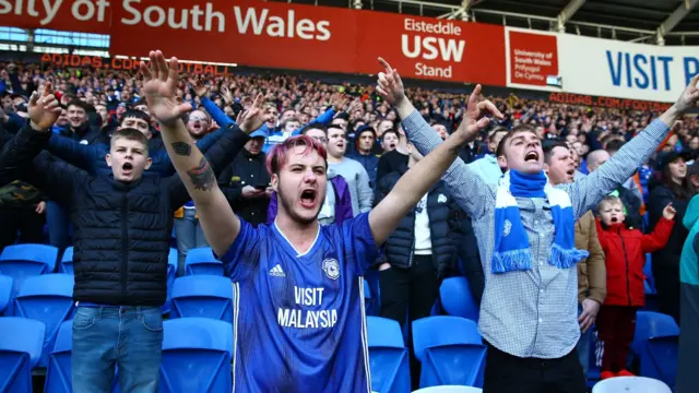 Cardiff City fans