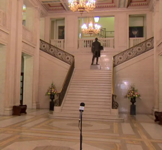 Stormont's empty great hall