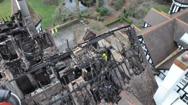 Looking into the roof