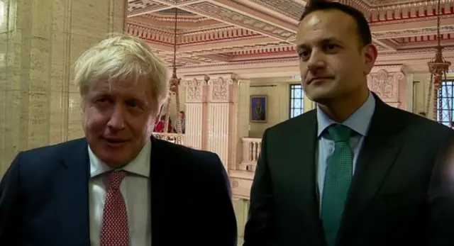 Prime Minister Boris Johnson and Taoiseach Leo Varadkar